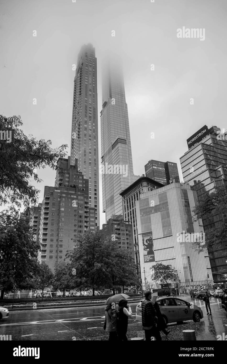 New York Black&White Banque D'Images
