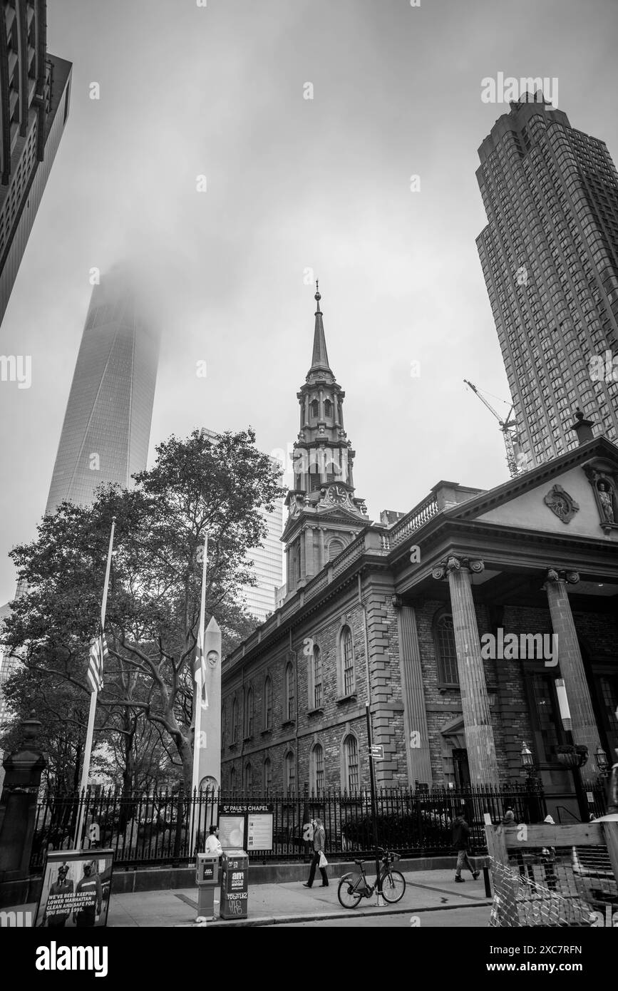 New York Black&White Banque D'Images