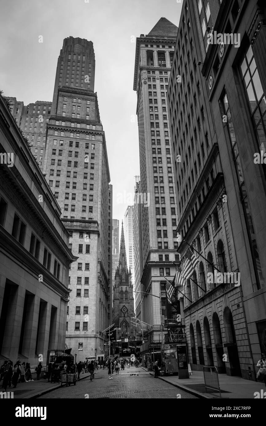New York Black&White Banque D'Images