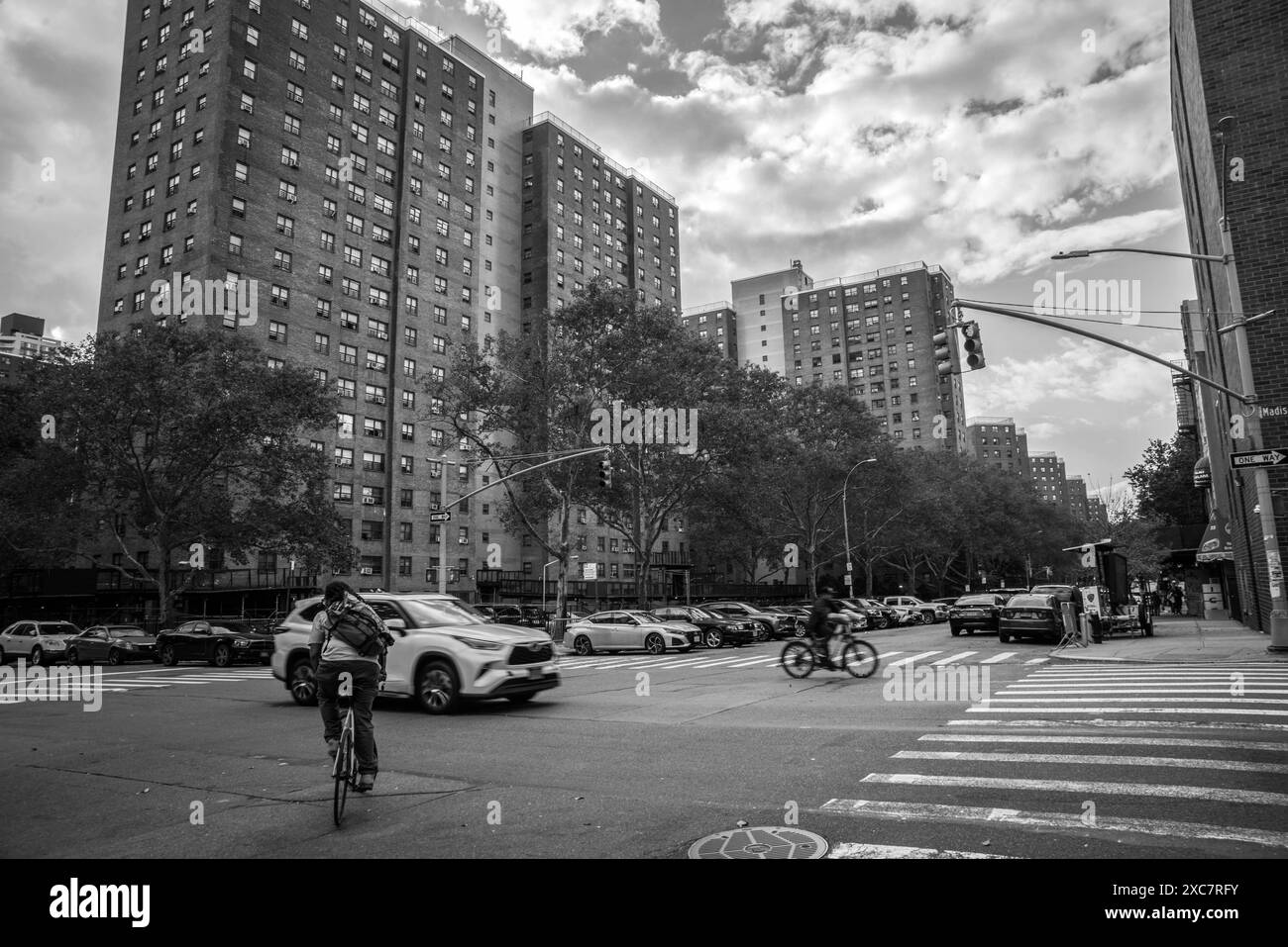 New York Black&White Banque D'Images