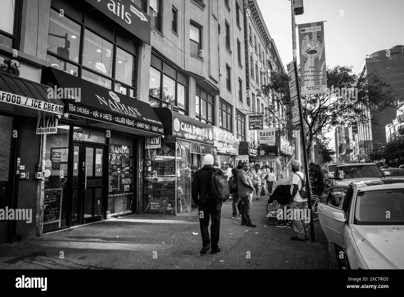 New York Black&White Banque D'Images