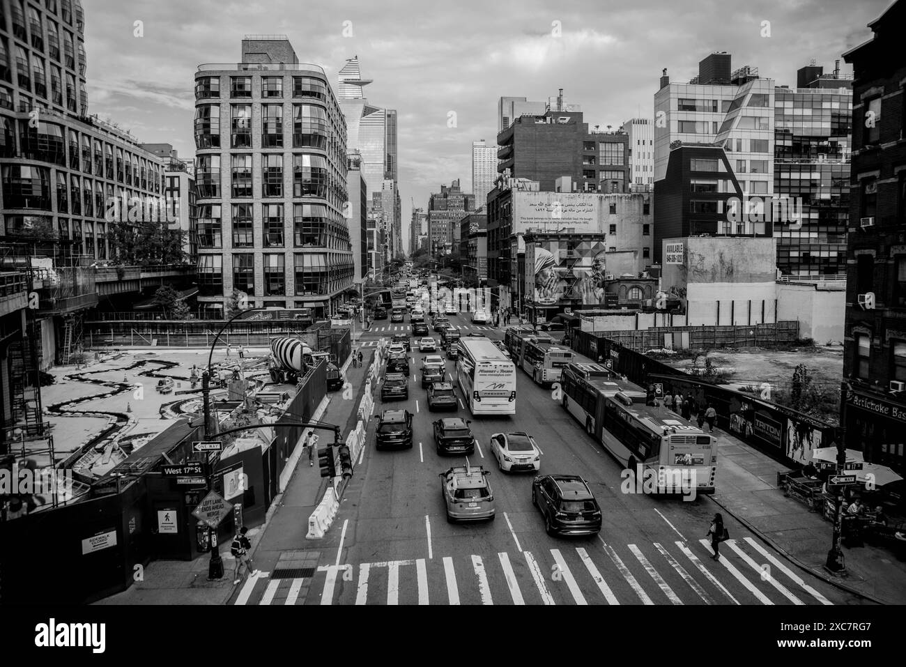 New York Black&White Banque D'Images