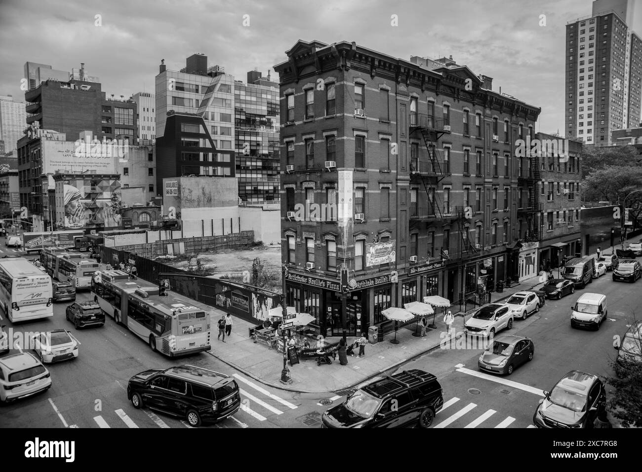New York Black&White Banque D'Images