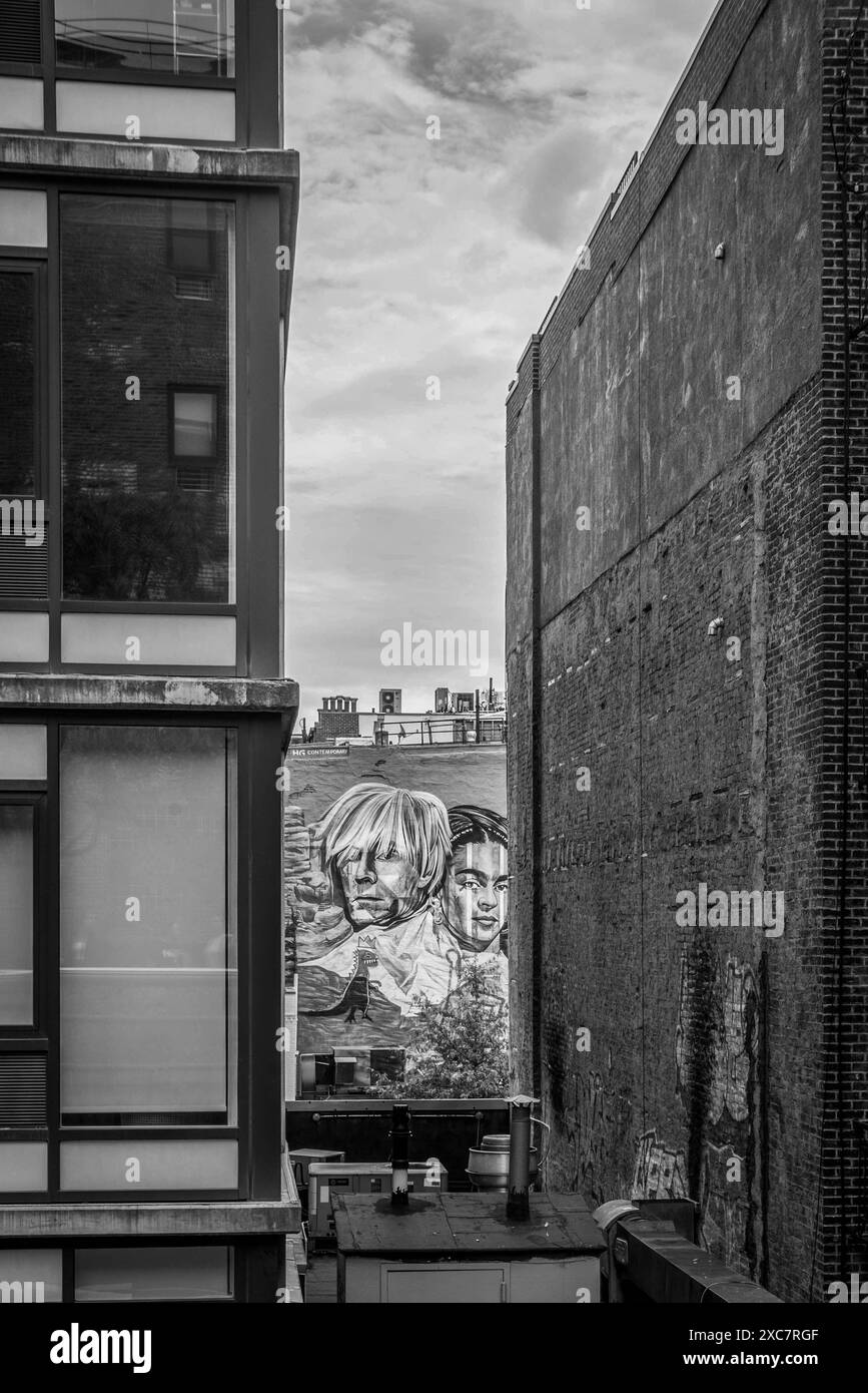 New York Black&White Banque D'Images
