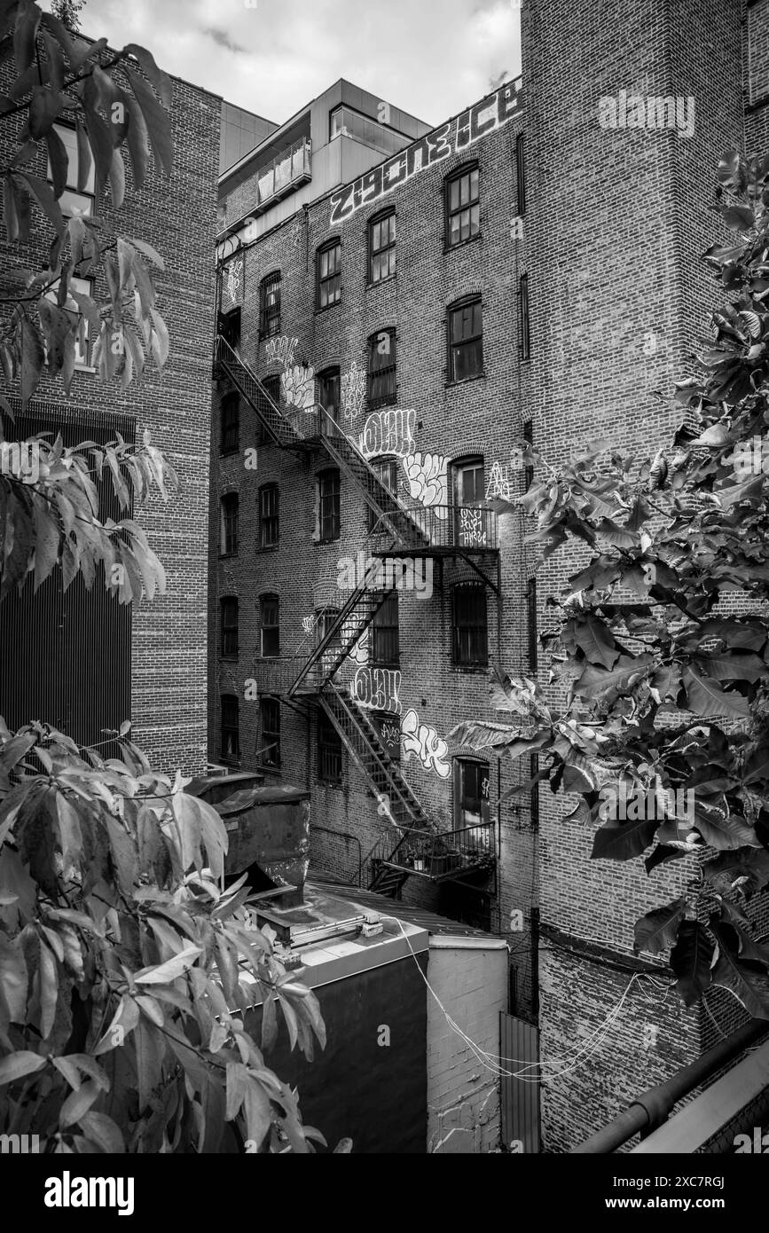 New York Black&White Banque D'Images