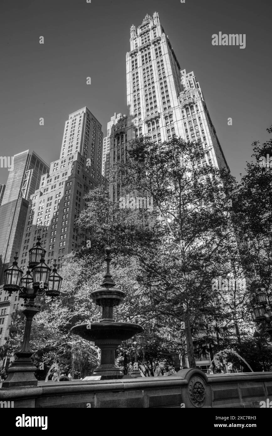 New York Black&White Banque D'Images