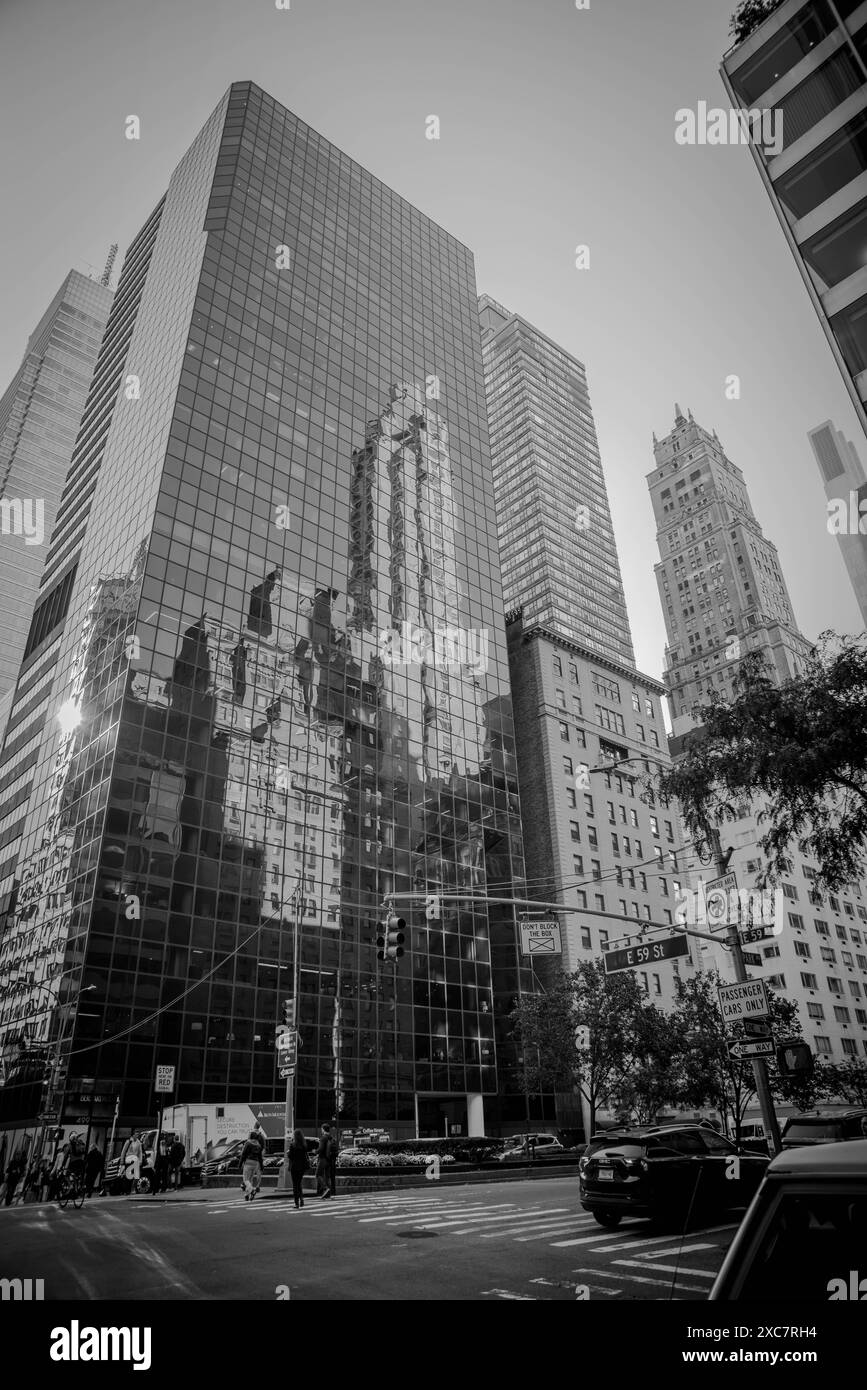 New York Black&White Banque D'Images