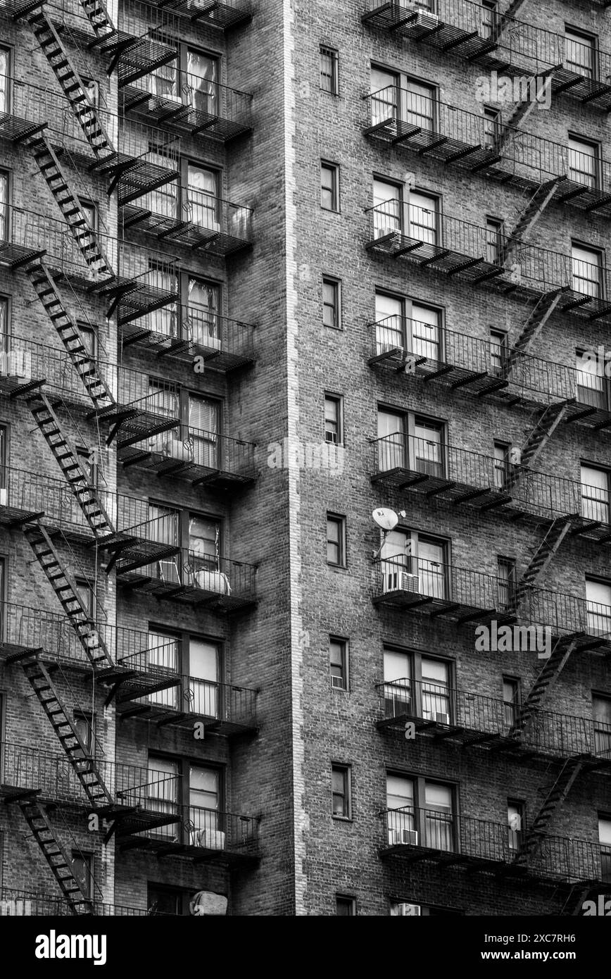 New York Black&White Banque D'Images