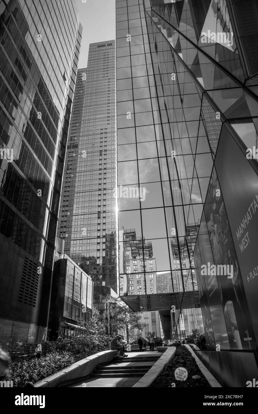 New York Black&White Banque D'Images