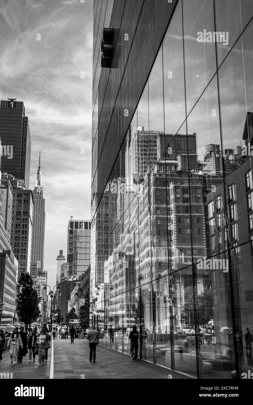 New York Black&White Banque D'Images