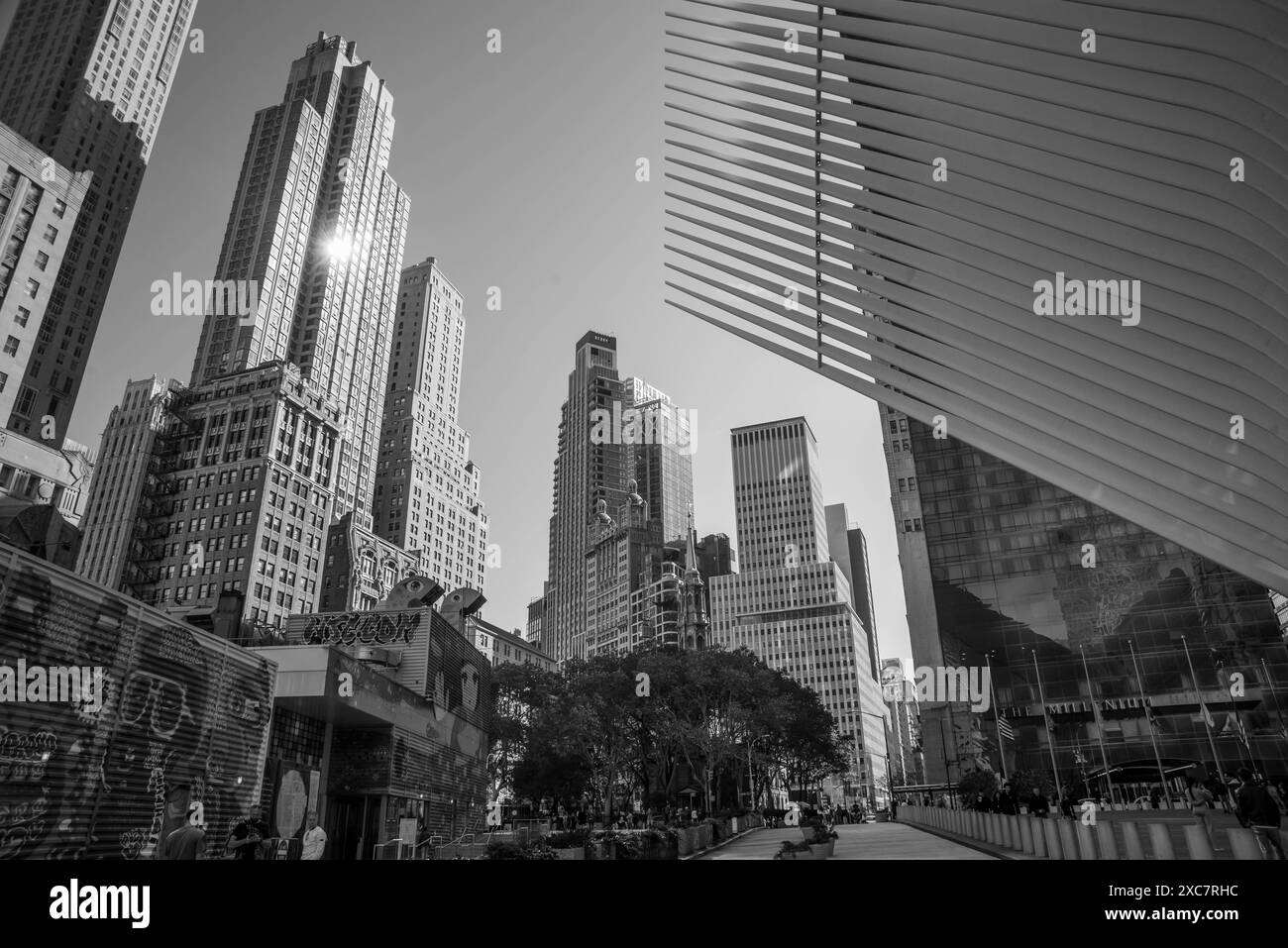 New York Black&White Banque D'Images