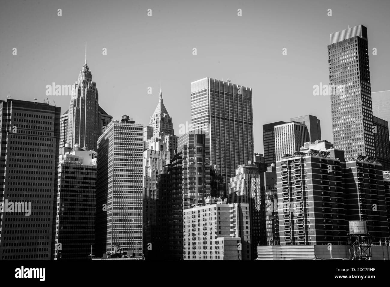 New York Black&White Banque D'Images