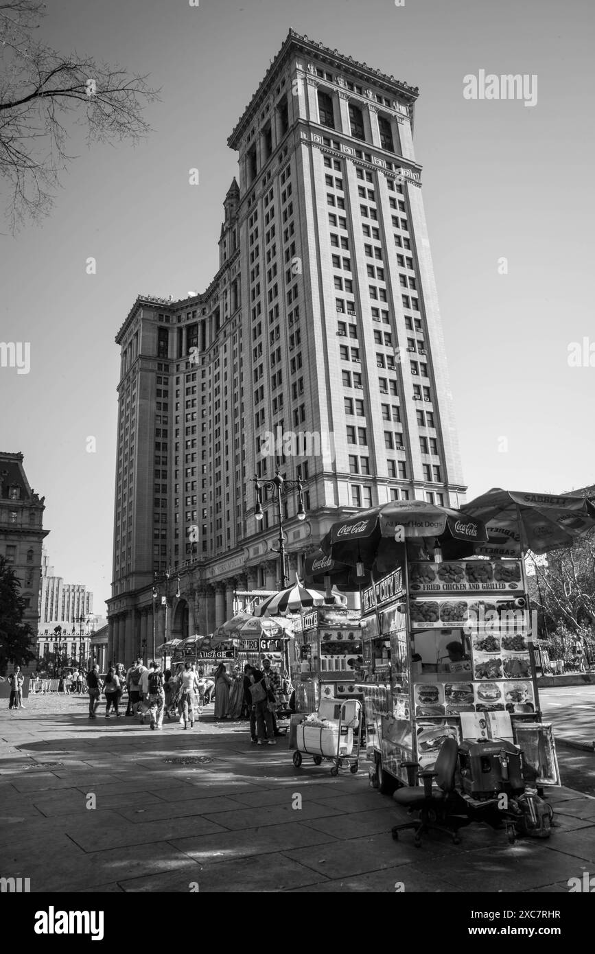 New York Black&White Banque D'Images