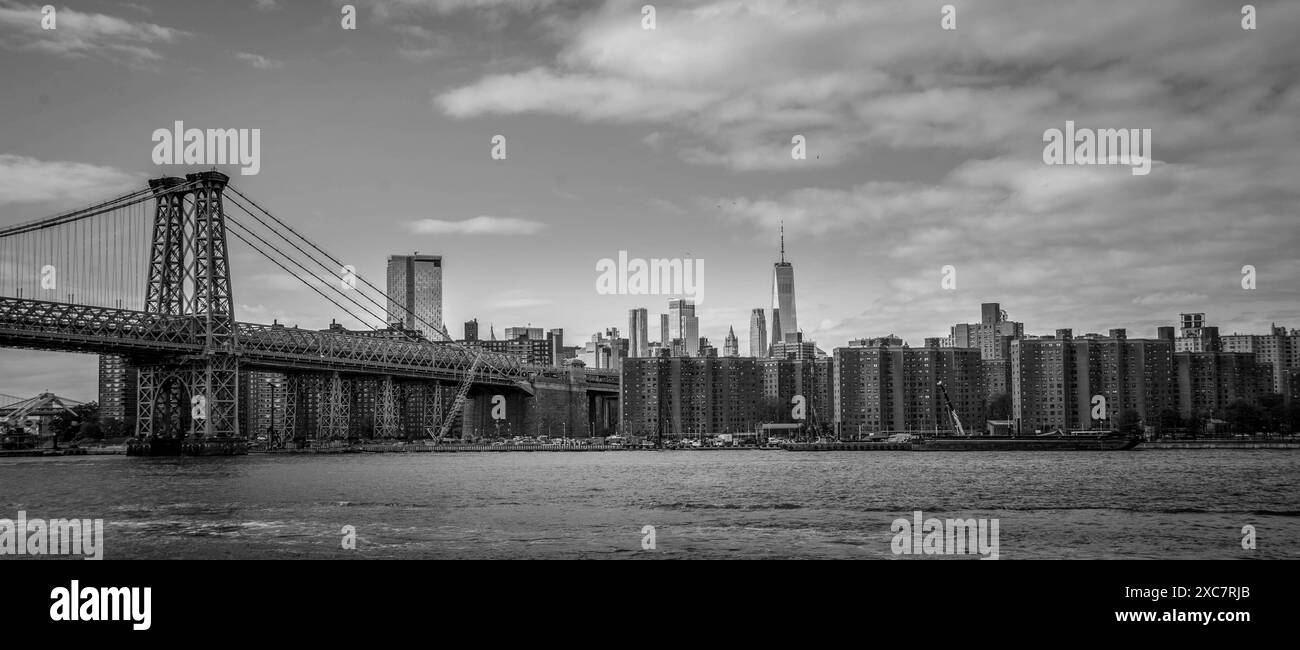 New York Black&White Banque D'Images