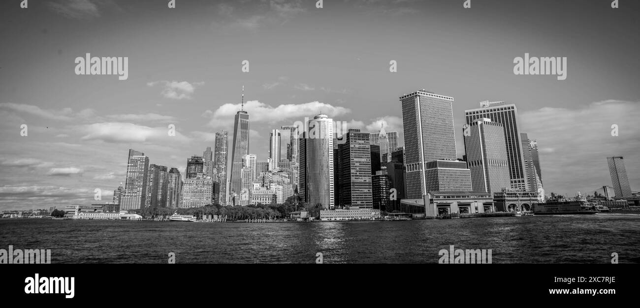 New York Black&White Banque D'Images