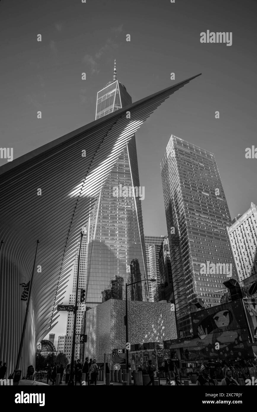 New York Black&White Banque D'Images
