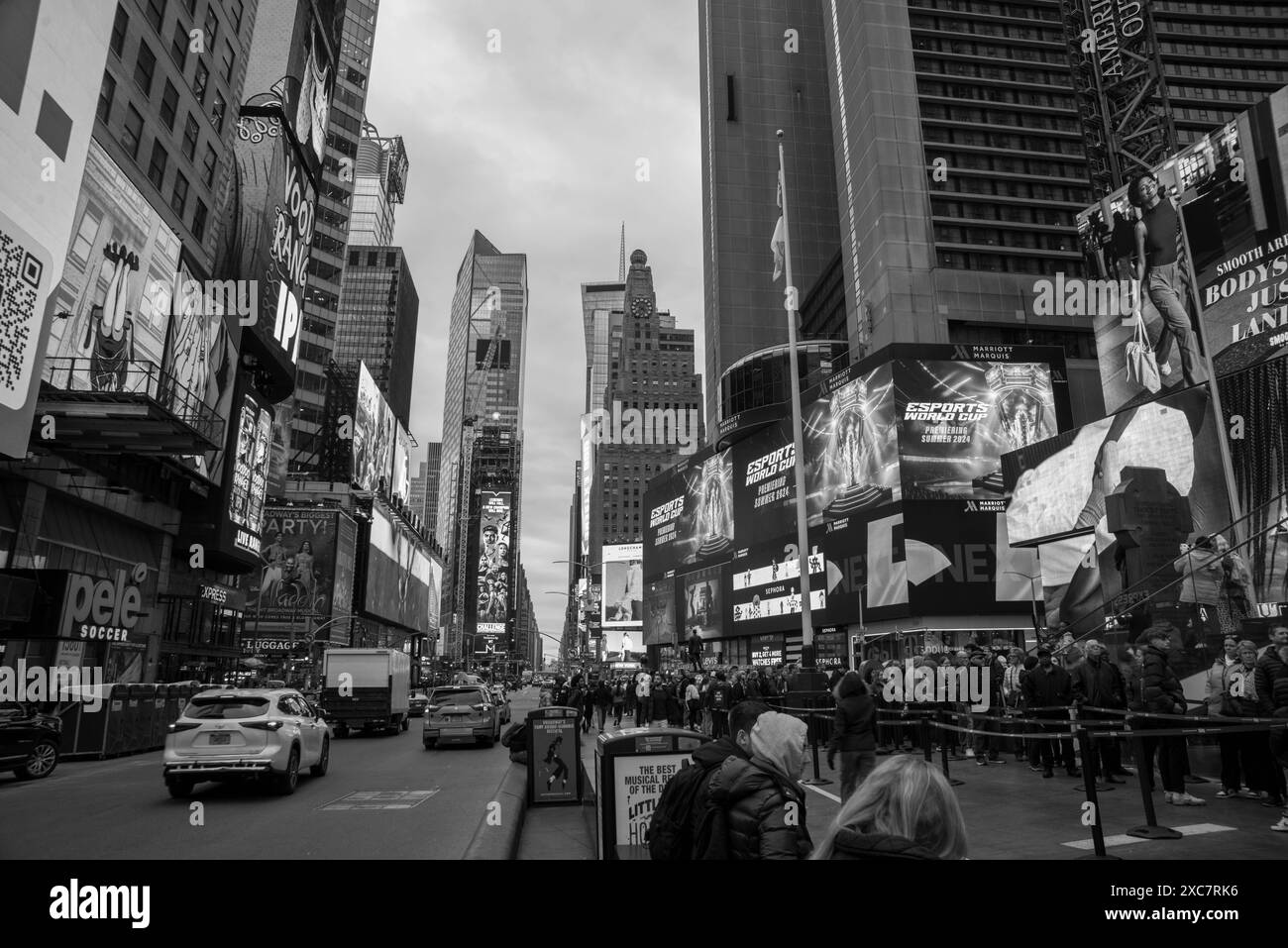New York Black&White Banque D'Images