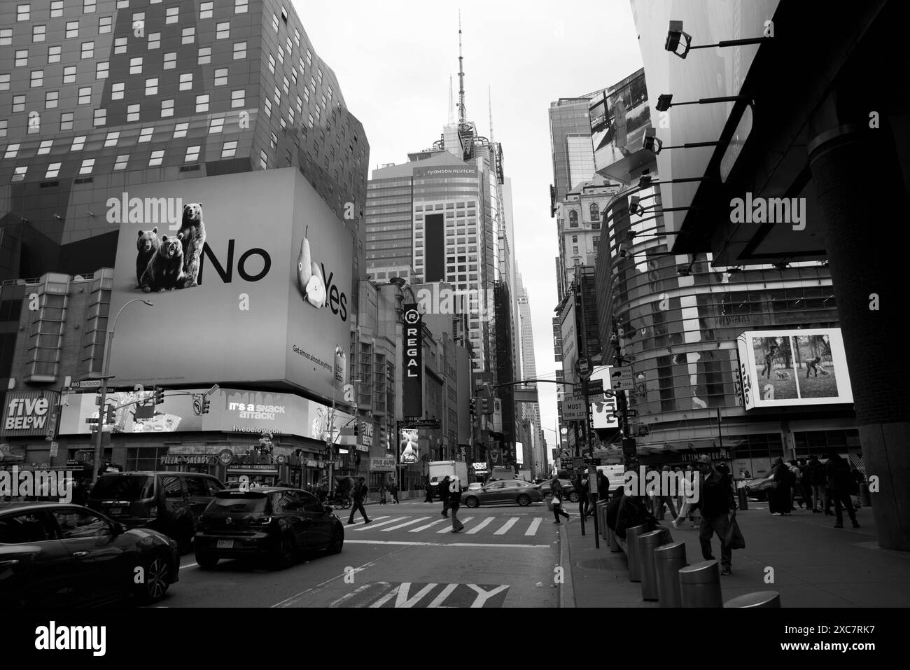 New York Black&White Banque D'Images
