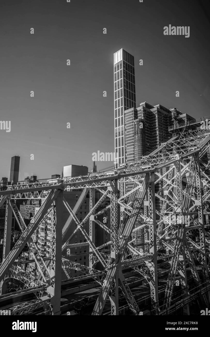New York Black&White Banque D'Images