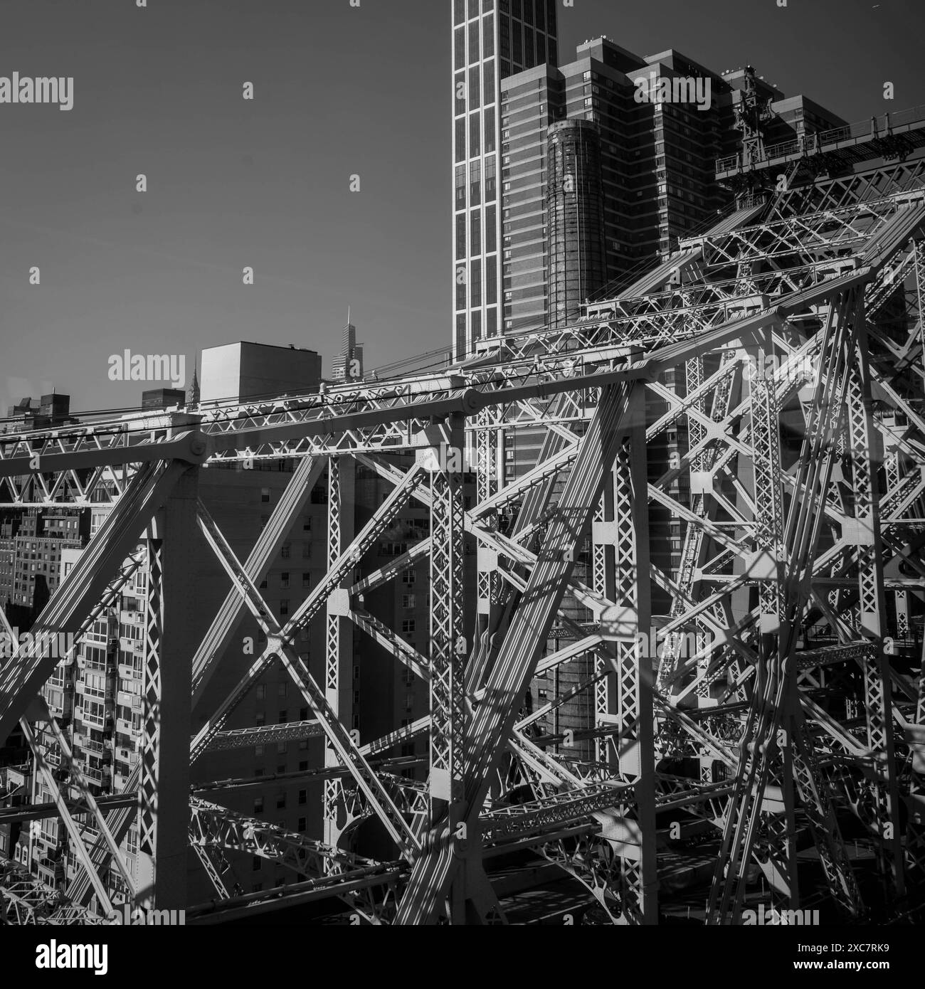 New York Black&White Banque D'Images