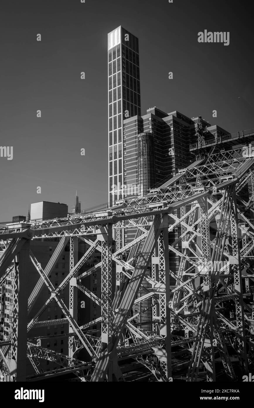 New York Black&White Banque D'Images