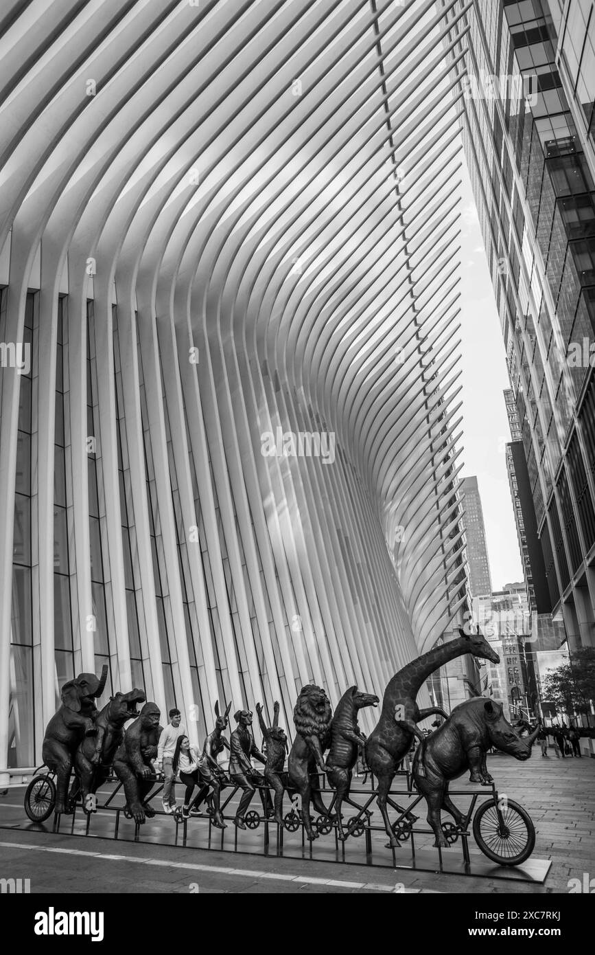 New York Black&White Banque D'Images