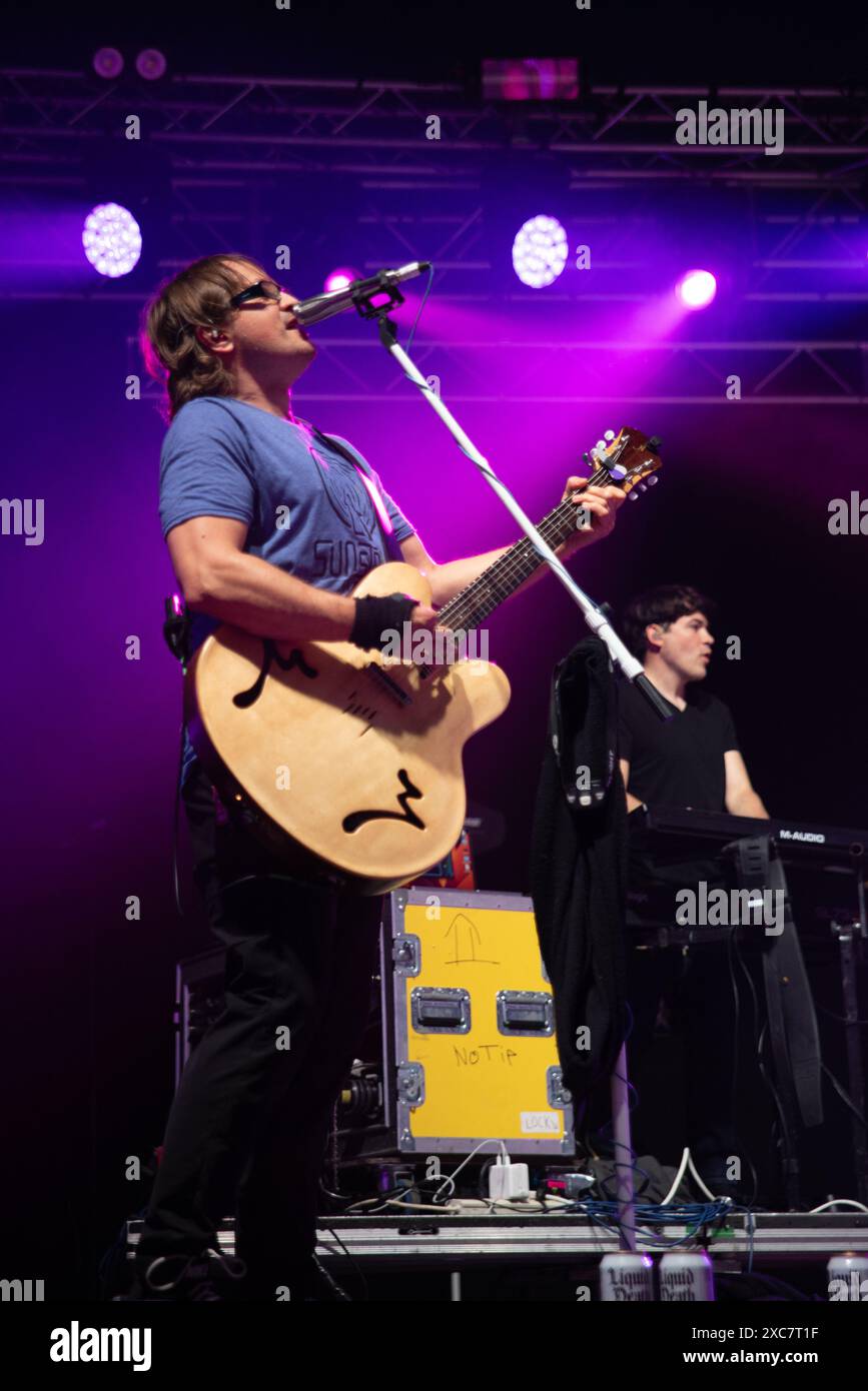 Donington, Royaume-Uni. 13 juin 2024. Wheatus divertit les fans au Download Festival. Cristina Massei/Alamy nouvelles en direct Banque D'Images