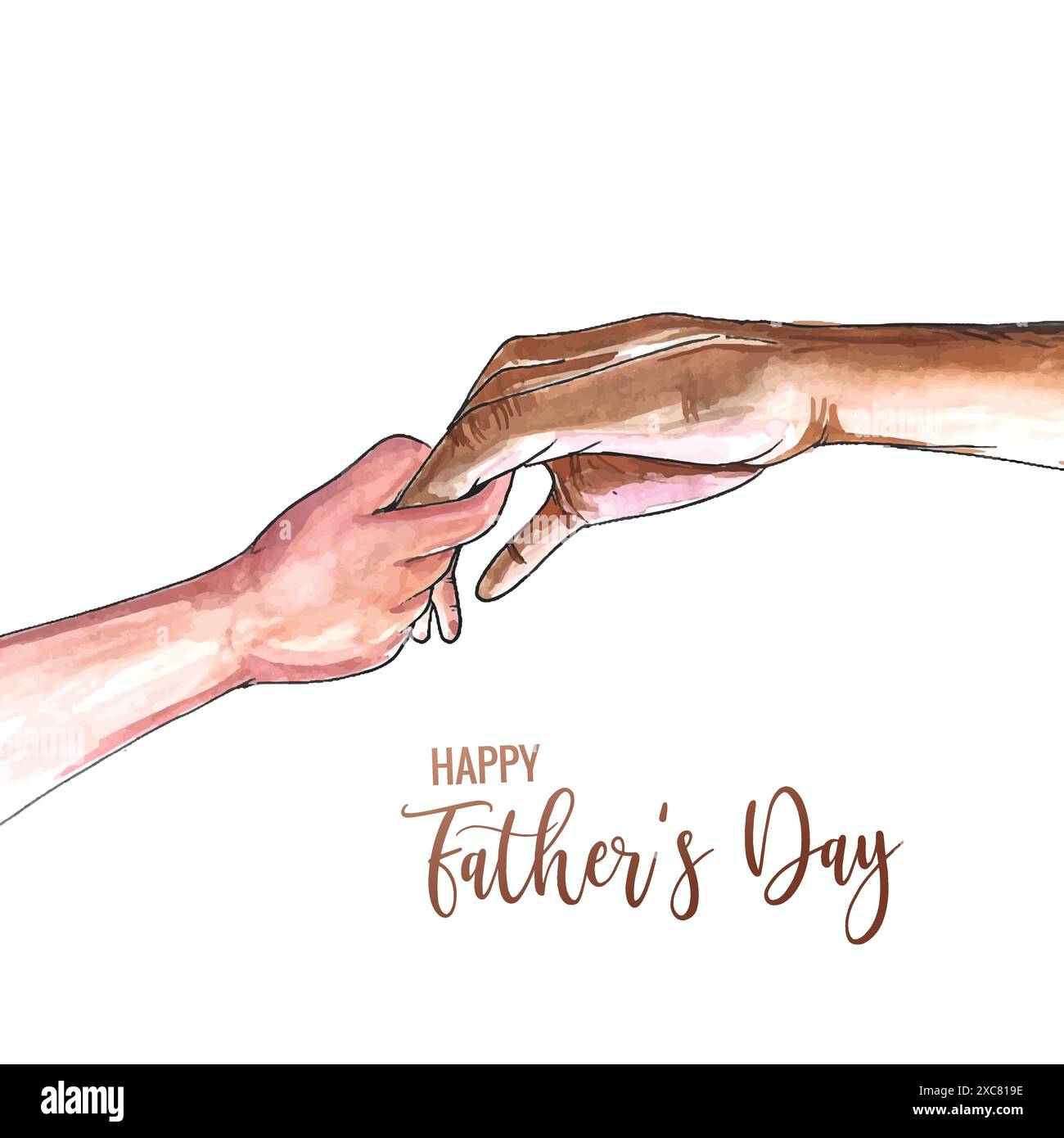 Fête des pères suit une composition horizontale réaliste avec texte orné modifiable avec date et illustration vectorielle de fond de costume intelligent Illustration de Vecteur