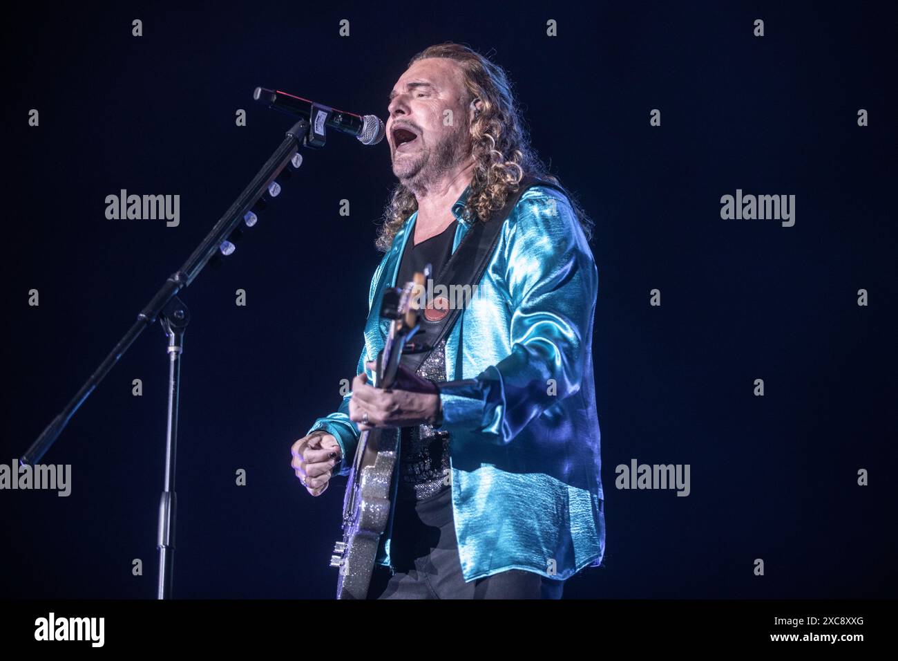 Maná représentation au Palau Sant Jordi, Barcelone 09 juin 2024. Photographe : ALE Espaliat Banque D'Images