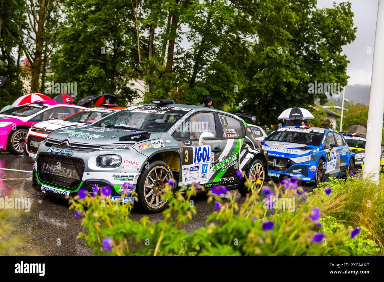 Gérardmer, France. 15 juin 2024. 4ème tour du Championnat de, France. , . Des Rallyes 2024, du 15 au 16 juin à Gérardmer, France - photo Bastien Roux/DPPI crédit : DPPI Media/Alamy Live News Banque D'Images