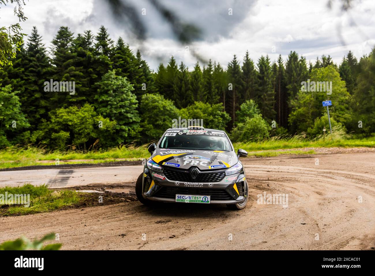 Gérardmer, France. 15 juin 2024. 4ème tour du Championnat de, France. , . Des Rallyes 2024, du 15 au 16 juin à Gérardmer, France - photo Bastien Roux/DPPI crédit : DPPI Media/Alamy Live News Banque D'Images