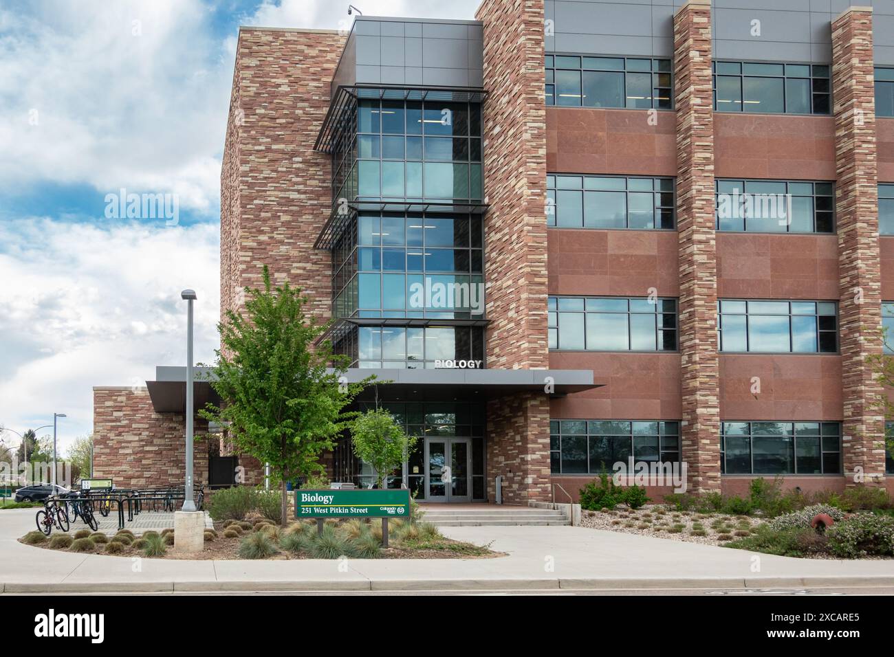 FORT COLLINS, CO, États-Unis - 13 MAI 2024 : Département de biologie de l'Université d'État du Colorado. Banque D'Images