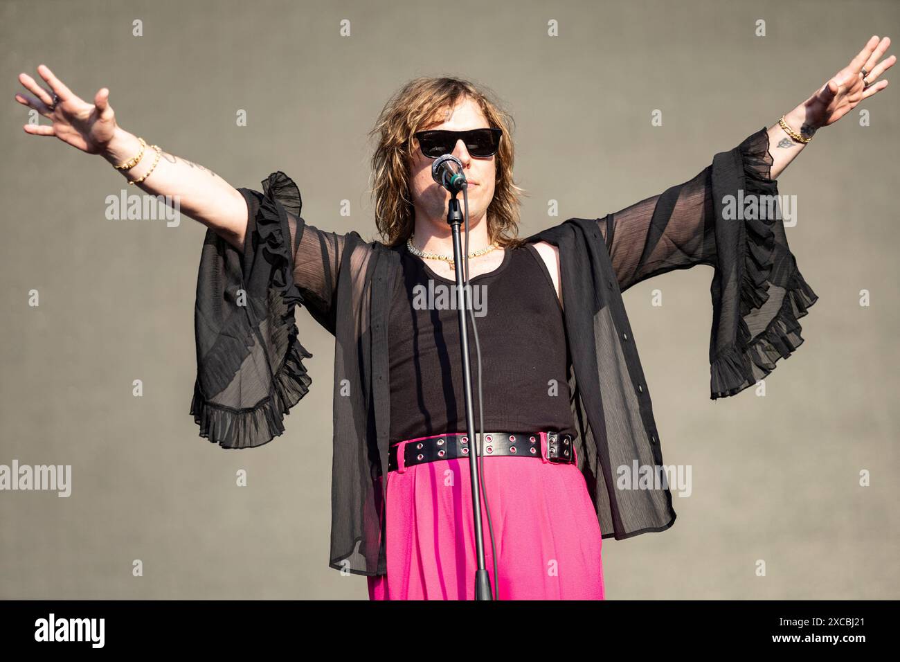 The Struts in Concerto al Firenze Rocks 2024. Foto di Davide Merli Banque D'Images