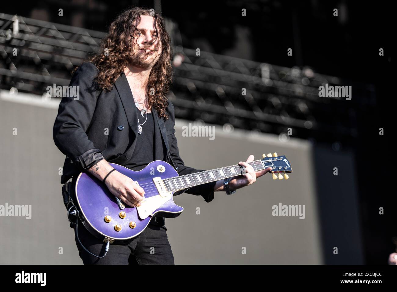 The Struts in Concerto al Firenze Rocks 2024. Foto di Davide Merli Banque D'Images