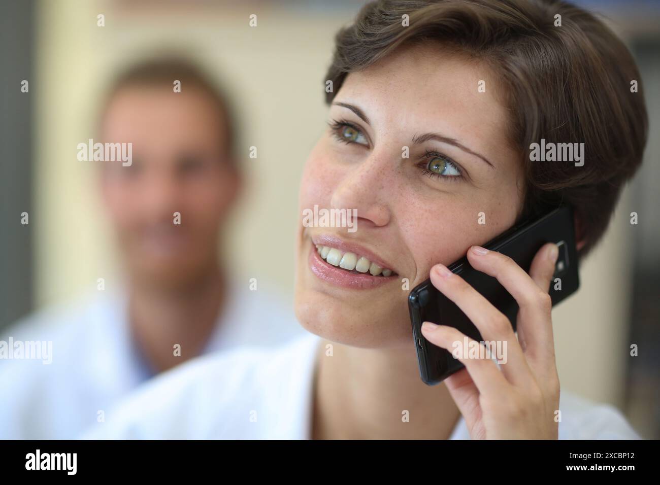 Chercheurs, bureau, Fondation Tecnalia, Centre technologique et de recherche, Parc technologique de Saint-Sébastien, Donostia, Gipuzkoa, pays Basque, Espagne Banque D'Images