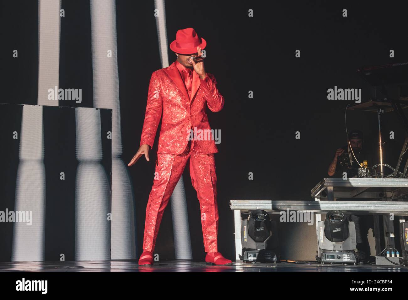 Ne-YO - Turin 15/06/2024 premier et unique concert en Italie - Inalpi Arena - 15 juin 2024 pour la tournée Champagne & Roses - © Luca Moschini Banque D'Images