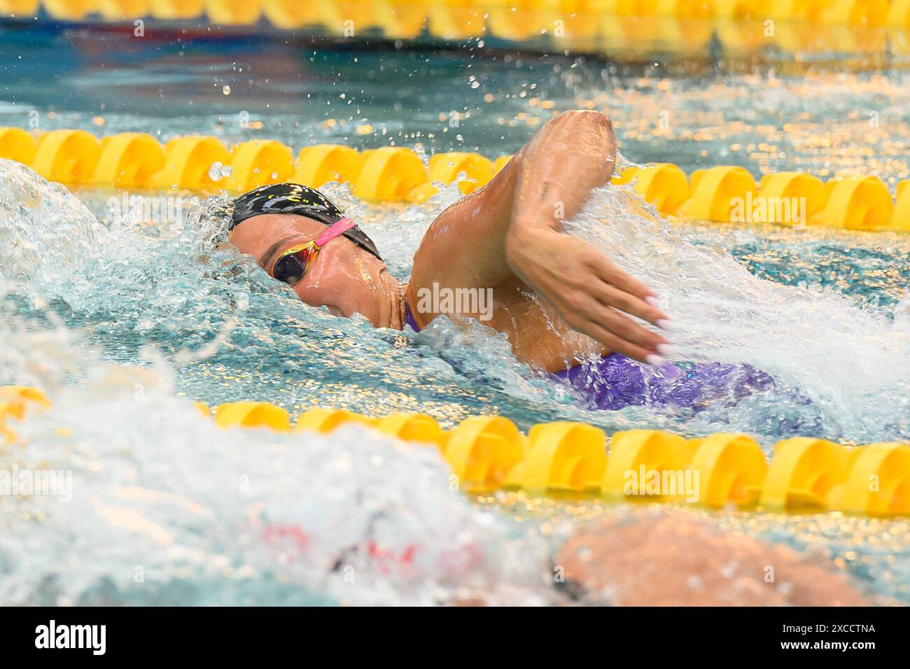 Anna Egorova participe aux Championnats de France de natation 2024 à Chartres, France, le 16 juin 2024. Photo de Laurent Zabulon/ABACAPRESS. COM Banque D'Images