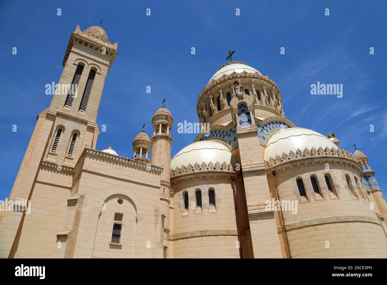 Église notre-Dame d'Afrique à Alger Banque D'Images