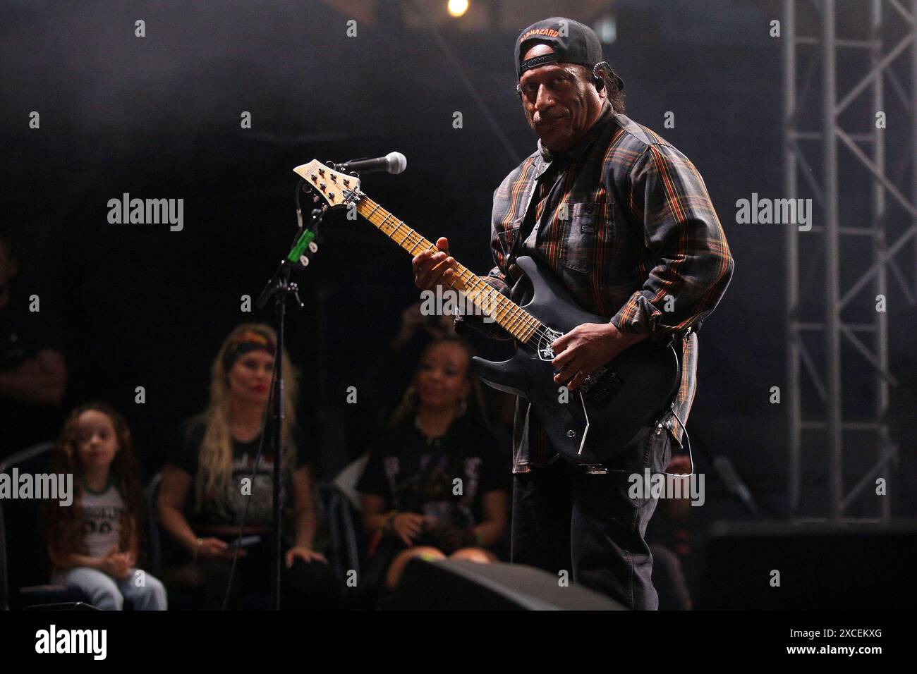 Zagreb, Croatie. 16 juin 2024. Ernie C de Body Count se produit lors d'un concert au Salata Sports Cneter à Zagreb, en Croatie, le 16 juin 2024. Photo : Zeljko Hladika/PIXSELL crédit : Pixsell/Alamy Live News Banque D'Images