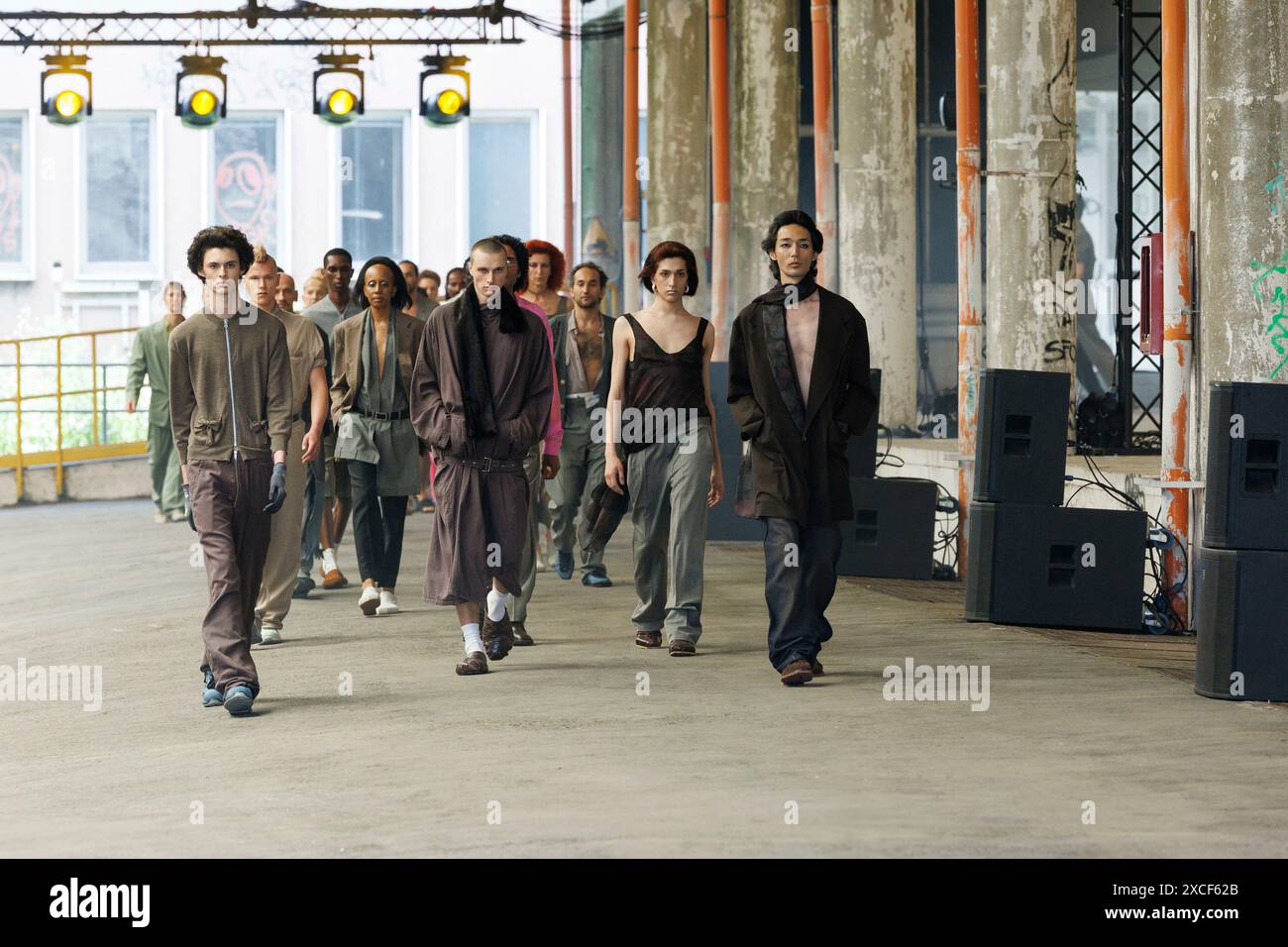 Milan, Italien. 16 juin 2024. MAGLIANO Spring/Summer 2025 Runway lors de la Fashion week de Milan Menswear le 2024 juin - Milan, Italie 16/06/2024 crédit : dpa/Alamy Live News Banque D'Images