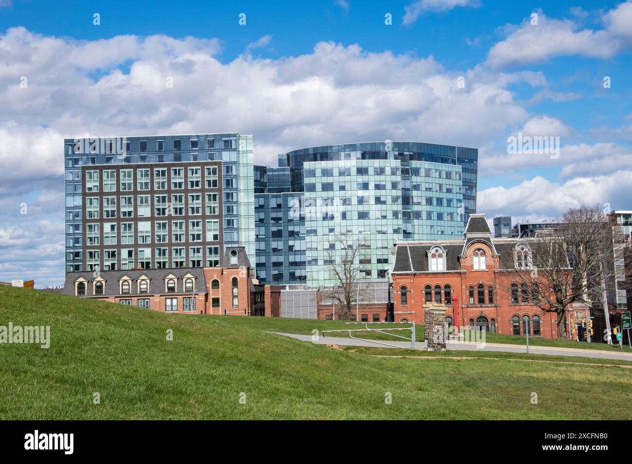 Vue du centre-ville de Halifax depuis la Citadelle en Nouvelle-Écosse, Canada Banque D'Images