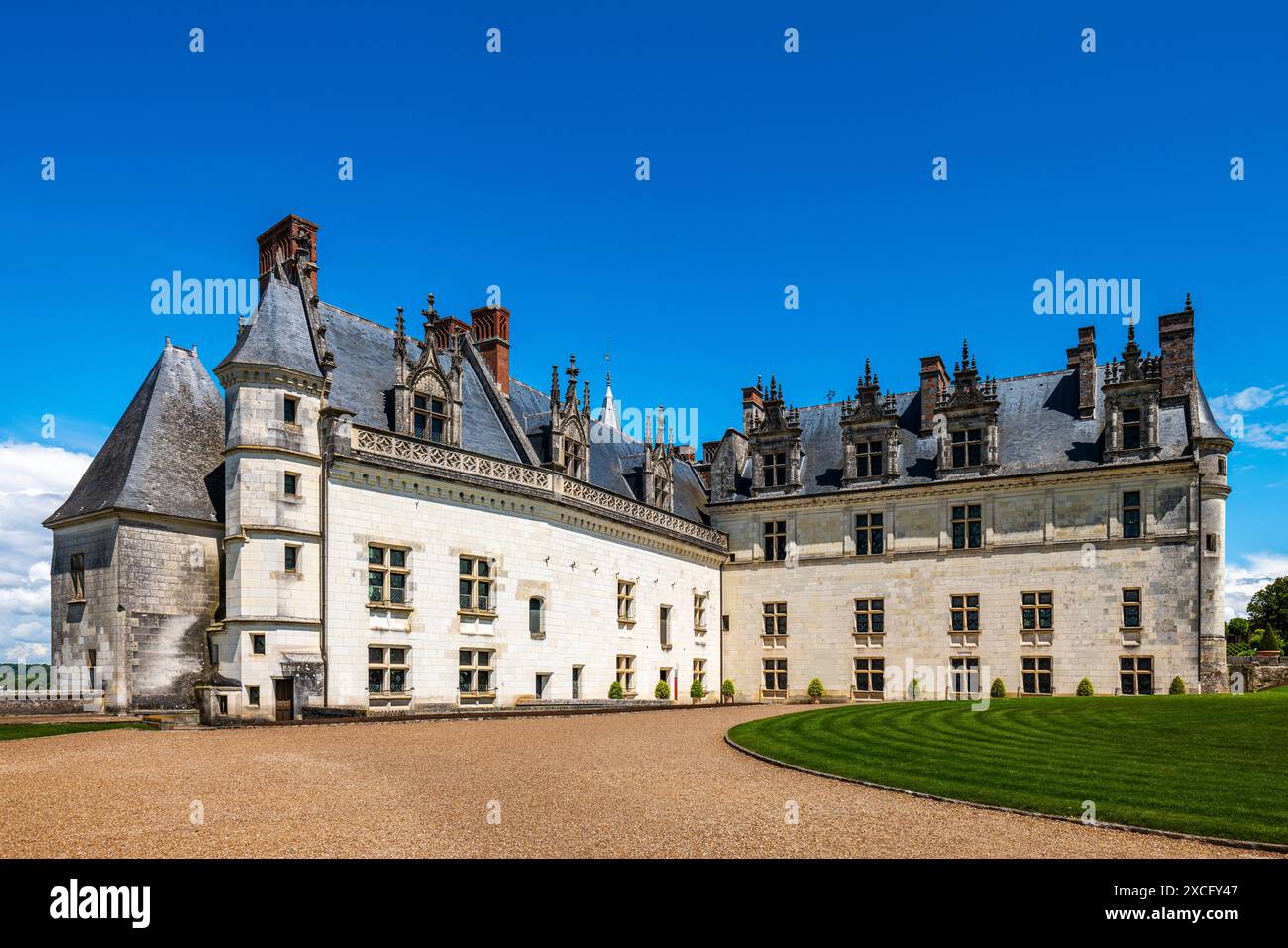 CHÂTEAU D'AMBOISE (9ÈME C, RECONSTRUIT 1492-1498) AMBOISE FRANCE Banque D'Images