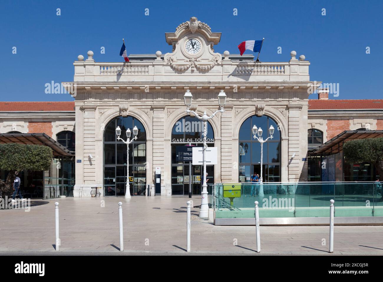Toulon, France - 24 mars 2019 : Gare de Toulon est une gare ferroviaire desservant la ville de Toulon, département du Var, sud-est de la France. Il est situé sur th Banque D'Images