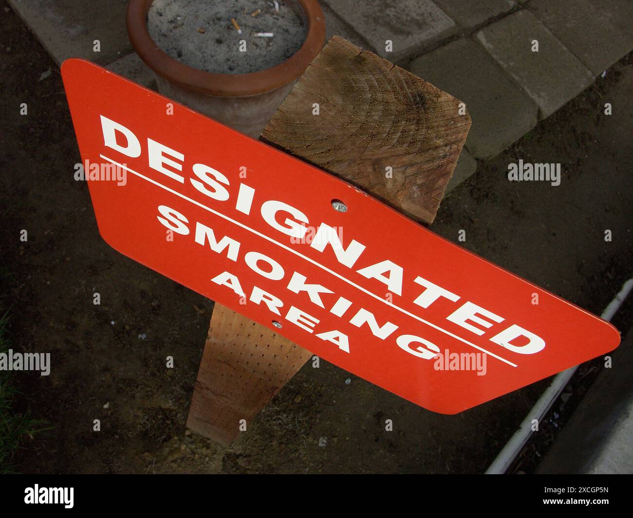 Aucun signe de fumer Banque D'Images