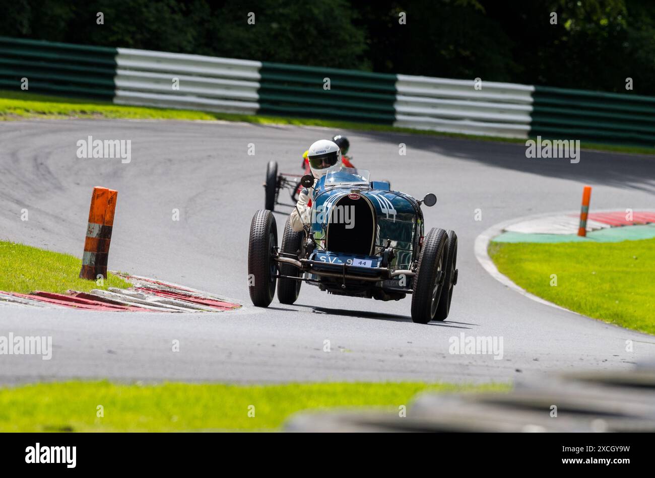 The Vintage Sports car Club, V.S.C.C. course day, Angleterre, Royaume-Uni, juin 2024. Banque D'Images