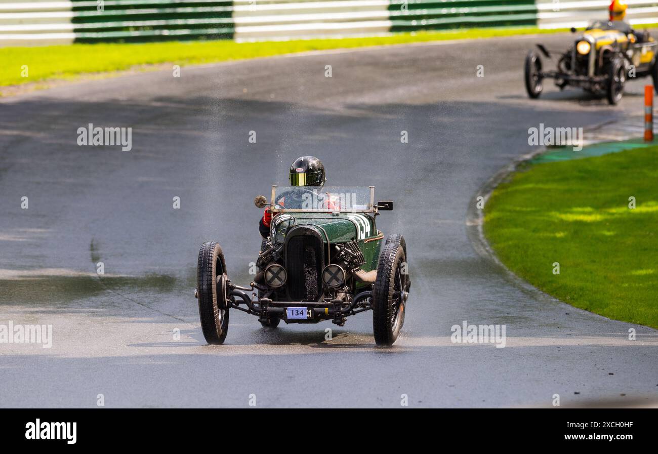 The Vintage Sports car Club, V.S.C.C. course day, Angleterre, Royaume-Uni, juin 2024. Banque D'Images