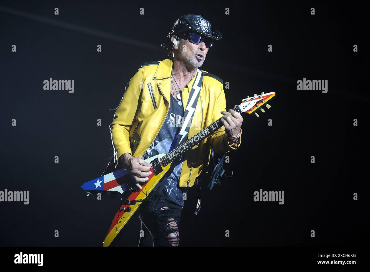 Lisboa, Portugal. 15 juin 2024. Lisbonne, 15/06/2024 - environnement le premier jour de Rock à Rio Lisboa, au Parque das Nacoes à Lisbonne. Scorpions Credit : Atlantico Press/Alamy Live News Banque D'Images