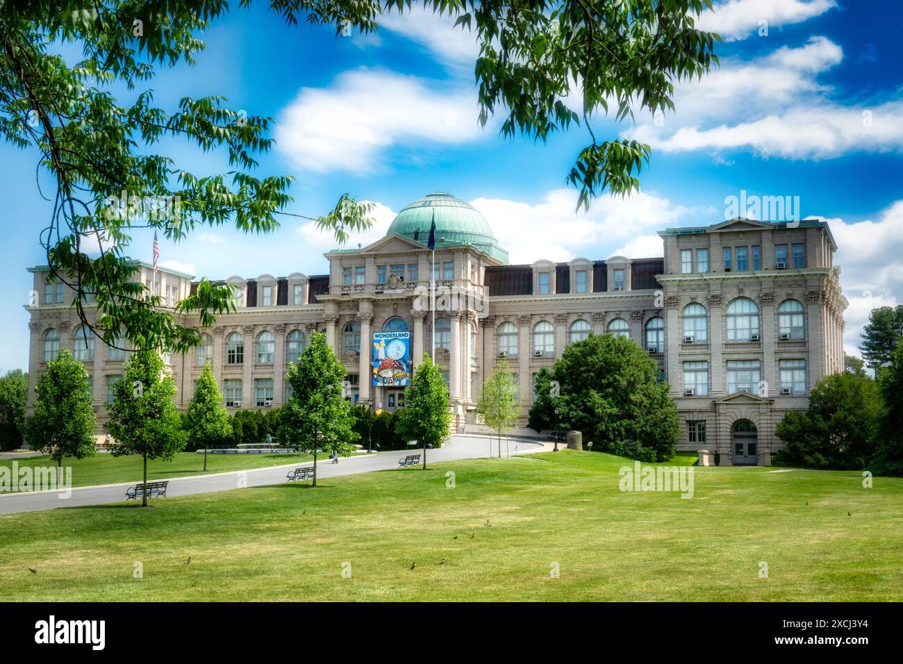 Le jardin botanique de New York situé dans le Bronx est un musée vivant emblématique, une institution éducative et une attraction culturelle, États-Unis 2024 Banque D'Images