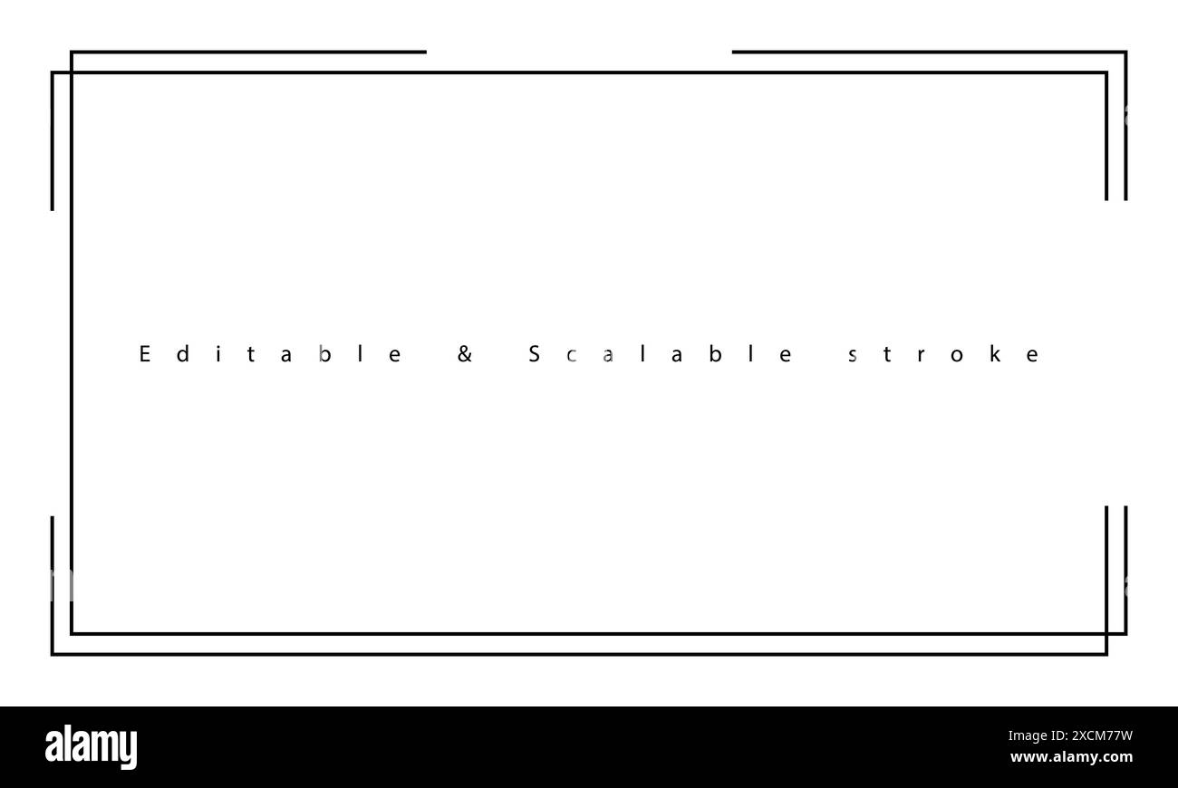 Page d'illustration de ligne de cadre de bordure sur fond blanc. Illustration de Vecteur