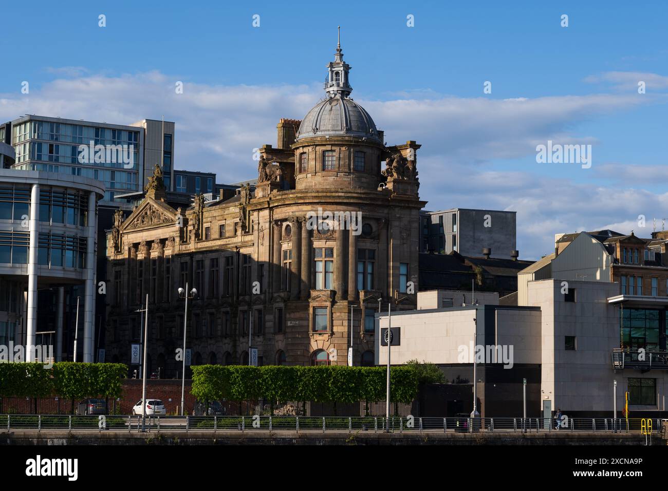 Le Clydeport Building - Clyde navigation Trust Building dans la ville de Glasgow, Écosse, Royaume-Uni. Monument historique conçu par J J Burnet et construit par Morri Banque D'Images